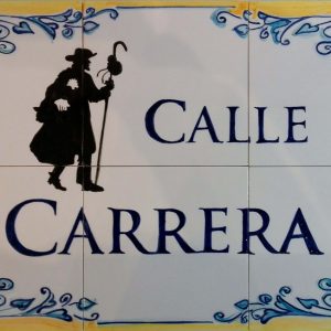 Placa de Calle Carrera